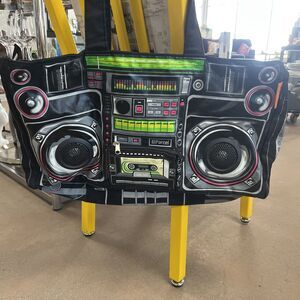 Vintage Y2K Loop NYC III Parcel Boombox Cassette Tote Bag w/ Real Speakers